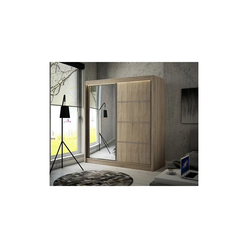 Schwebetürenschrank PEKO 200 cm