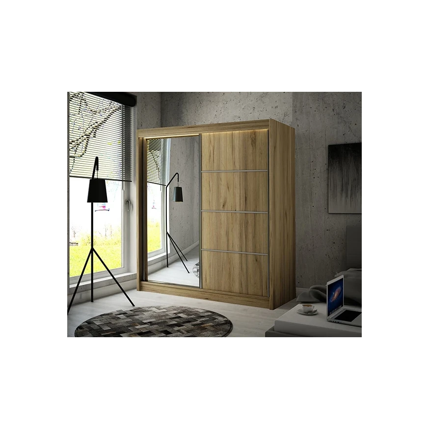 Schwebetürenschrank PEKO 200 cm