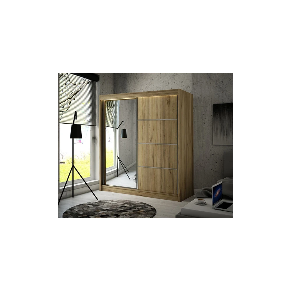 Schwebetürenschrank PEKO 200 cm