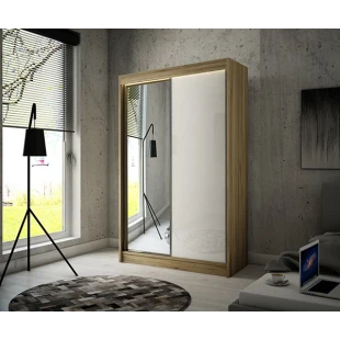 Schwebetürenschrank VELA 120 Spiegel + Lacobel