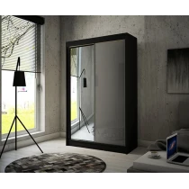 Schwebetürenschrank VELA 120 Spiegel + Lacobel