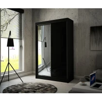 Schwebetürenschrank VELA 120 Spiegel + Lacobel