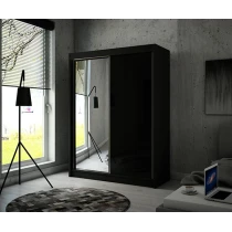 Schwebetürenschrank VELA 150 Spiegel + Lacobel