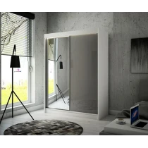 Schwebetürenschrank VELA 150 Spiegel + Lacobel