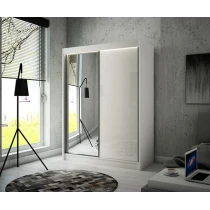 Schwebetürenschrank VELA 150 Spiegel + Lacobel