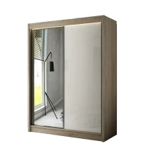 Schwebetürenschrank VELA 150 Spiegel + Lacobel