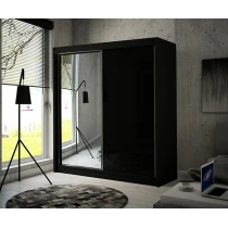 Schwebetürenschrank VELA 200 Spiegel + Lacobel