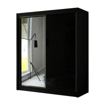 Schwebetürenschrank VELA 200 Spiegel + Lacobel