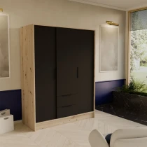 Kleiderschrank mit Türen und Schubladen NEVO 150