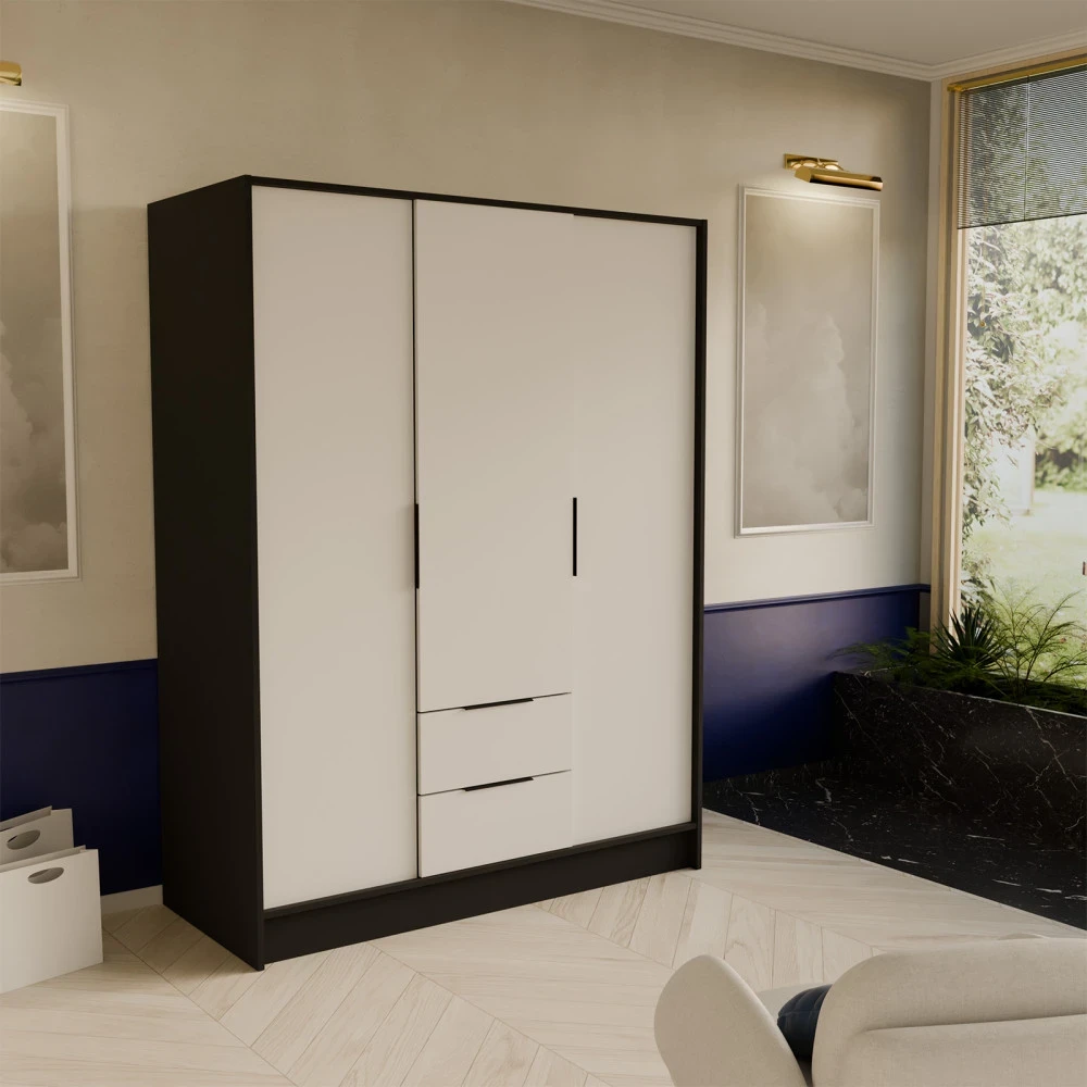 Kleiderschrank mit Türen und Schubladen NEVO 150