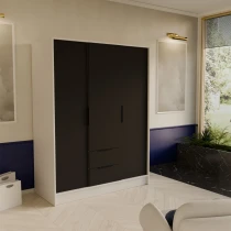 Kleiderschrank mit Türen und Schubladen NEVO 150