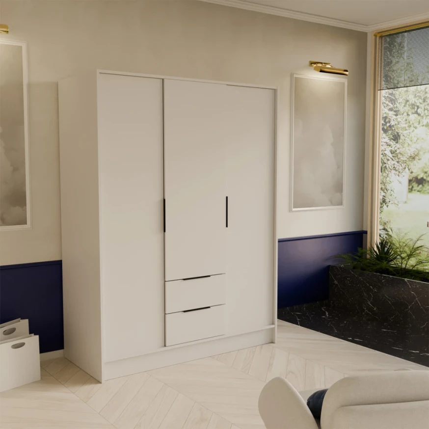 Kleiderschrank mit Türen und Schubladen NEVO 150