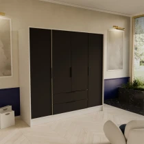 Kleiderschrank mit Türen und Schubladen NEVO 200