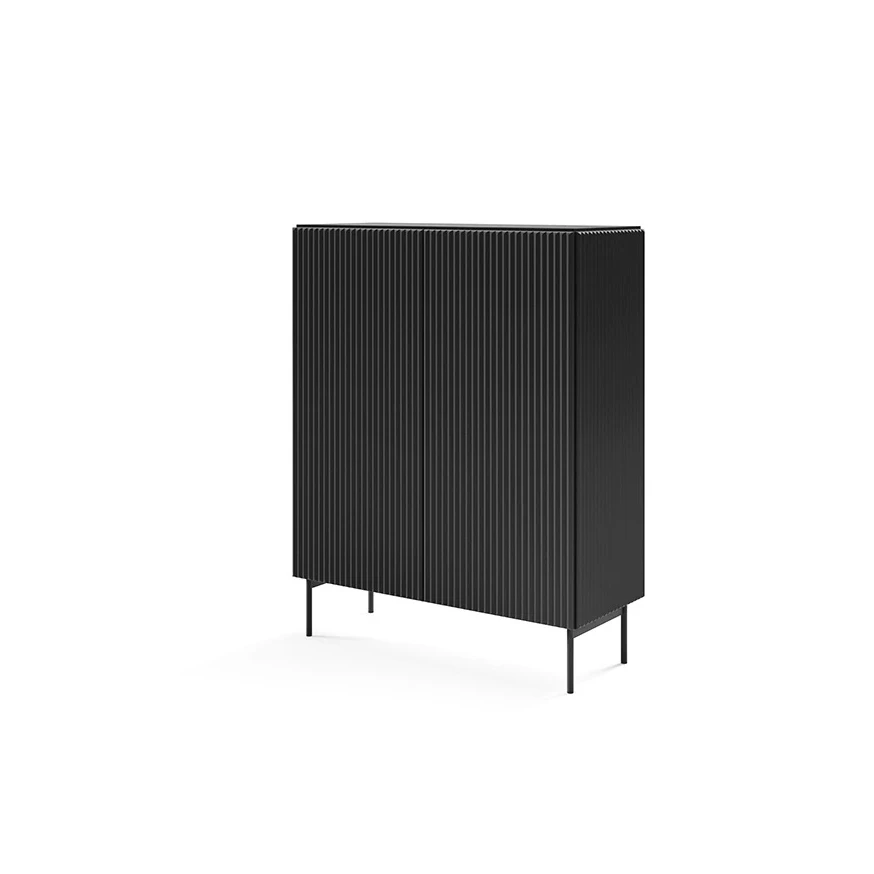 Hohe Kommode mit Lamellen MAVI 2D