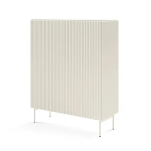 Hohe Kommode mit Lamellen MAVI 2D