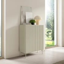 Hohe Kommode mit Lamellen MAVI 2D