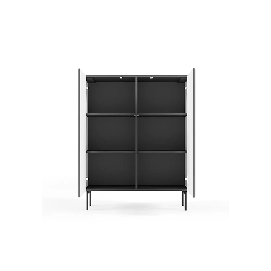 Hohe Kommode mit Lamellen MAVI 2D