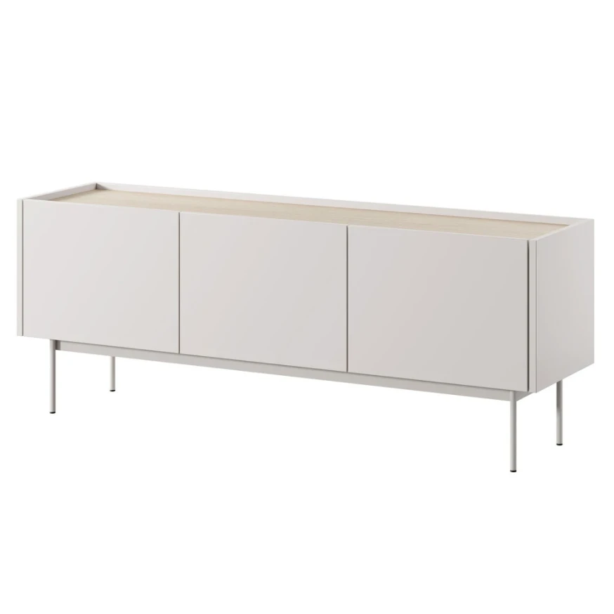 TV-Lowboard CORI RTV-144 – Kaschmir / Eiche Linea