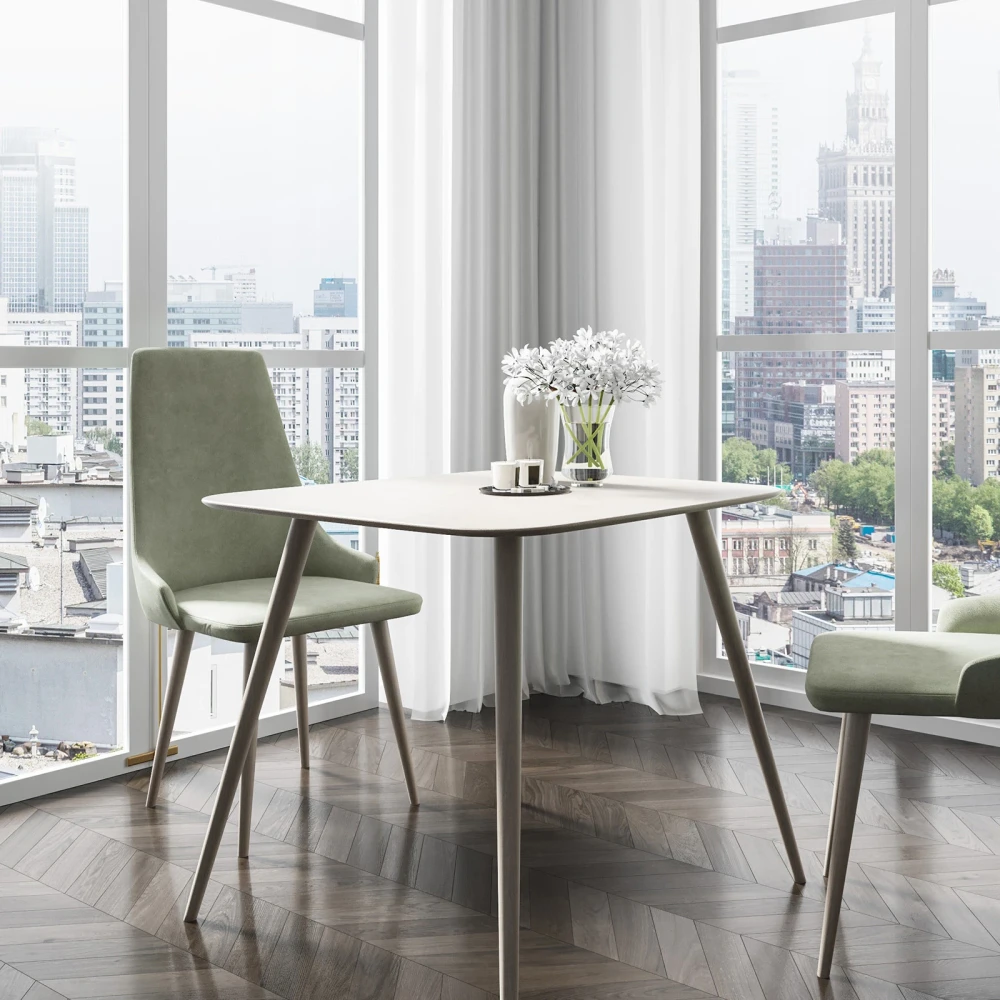 Gepolsterter Sessel LS92 Loft mit Knöpfen, moderner Schalensessel