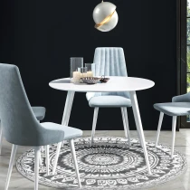 Polsterstuhl LS93 Loft gesteppter moderner Schalensessel