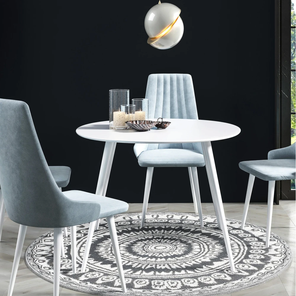 Polsterstuhl LS93 Loft gesteppter moderner Schalensessel