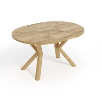 Esstisch rund ausziehbar schwarz mit Konfiguration - Dekori Möbel