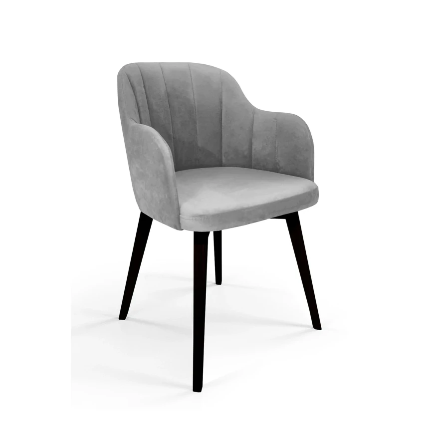 Polsterstuhl LS105 Loft Knöpfe gesteppt moderner Schalensessel