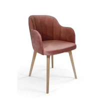 Polsterstuhl LS105 Loft Knöpfe gesteppt moderner Schalensessel