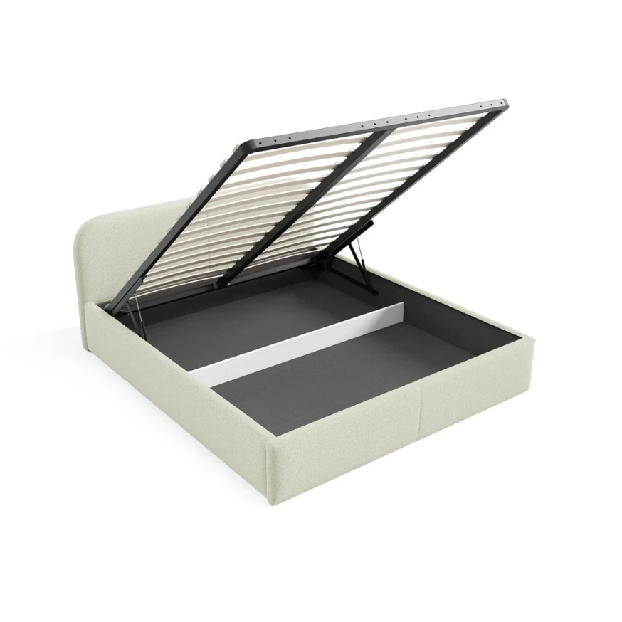 Polsterbett BELMI Slim 140x200 cm mit bettkasten