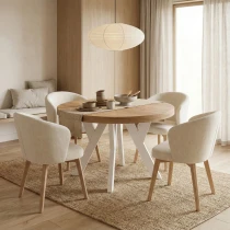 Runder Ausziehbarer Tisch PERO 90, 100, 110 oder 120 cm