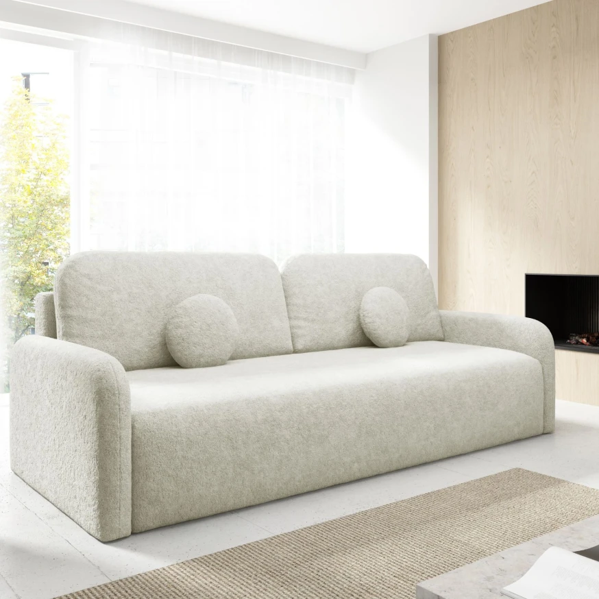 POZE Sofa mit Bettkasten und Schlaffunktion