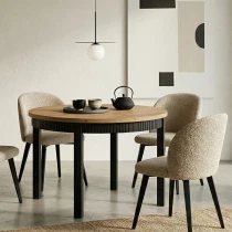 Tisch RAVO mit Kasten, geriffelt