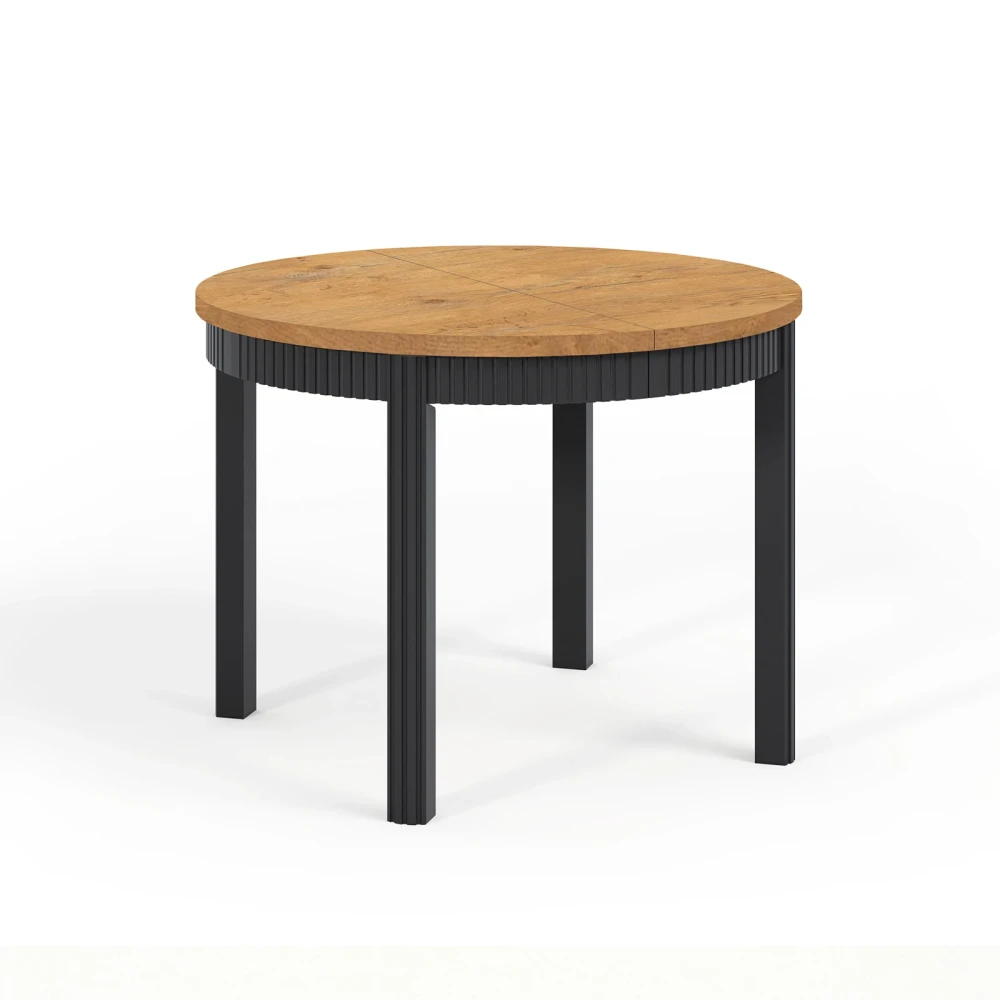 Tisch RAVO mit Kasten, geriffelt