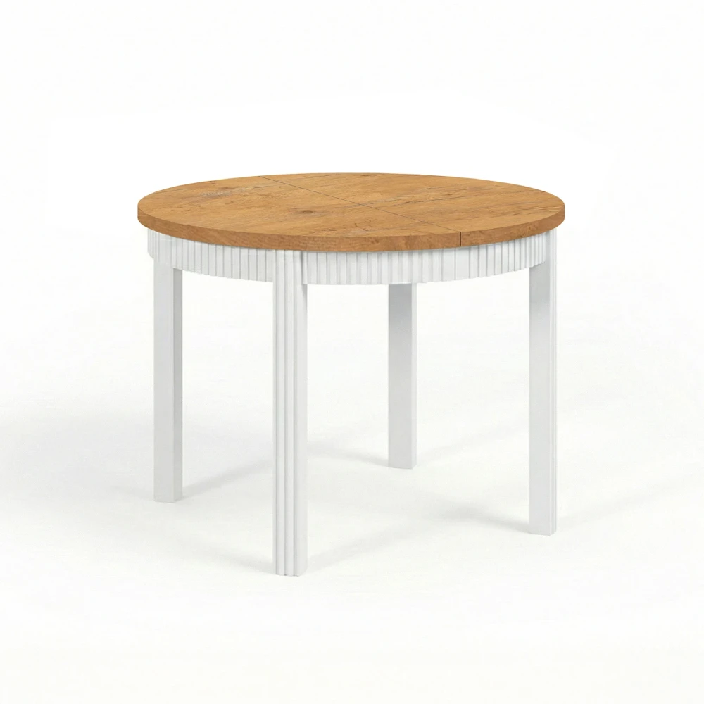 Tisch RAVO mit Kasten, geriffelt