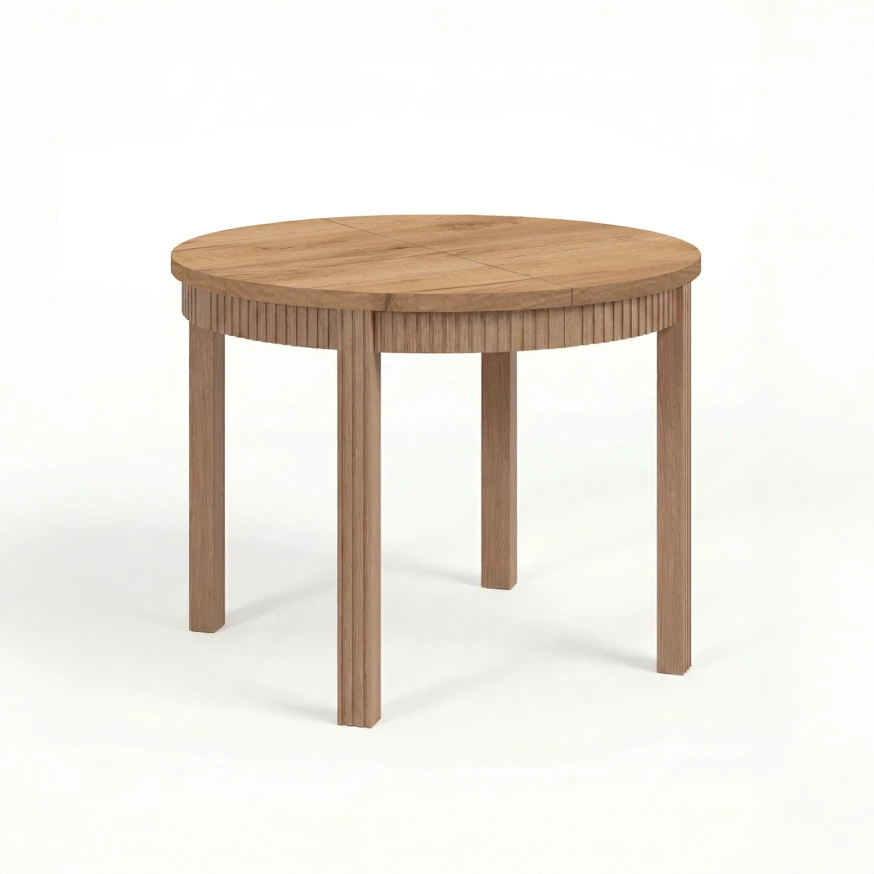 Tisch RAVO mit Kasten, geriffelt