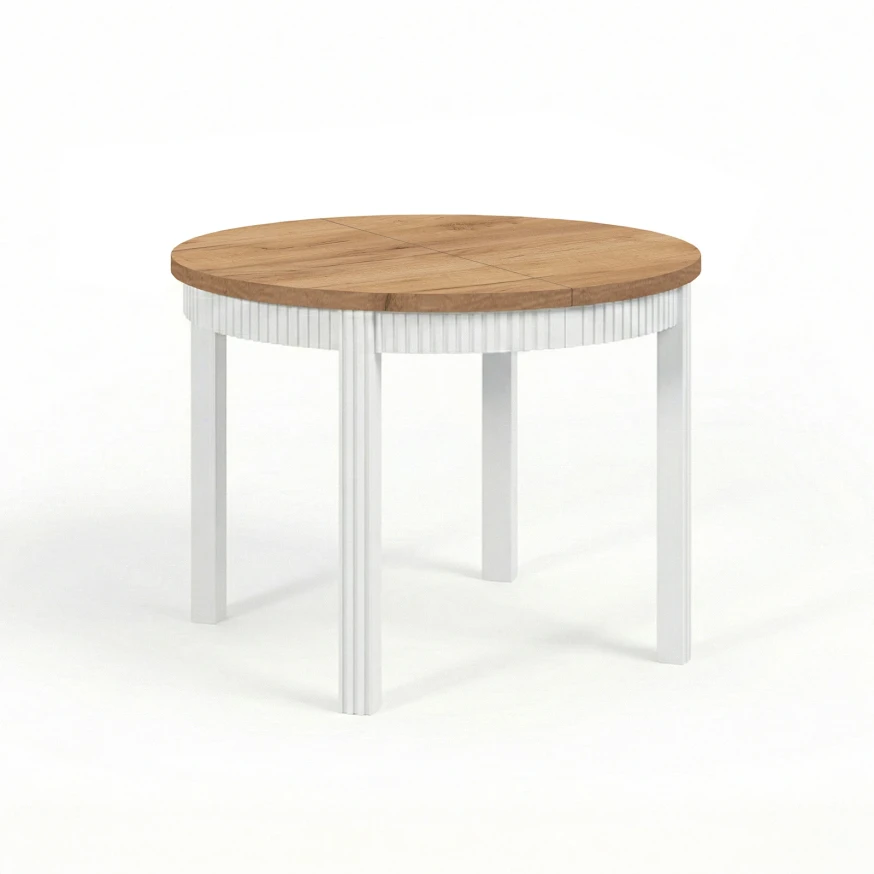 Tisch RAVO mit Kasten, geriffelt