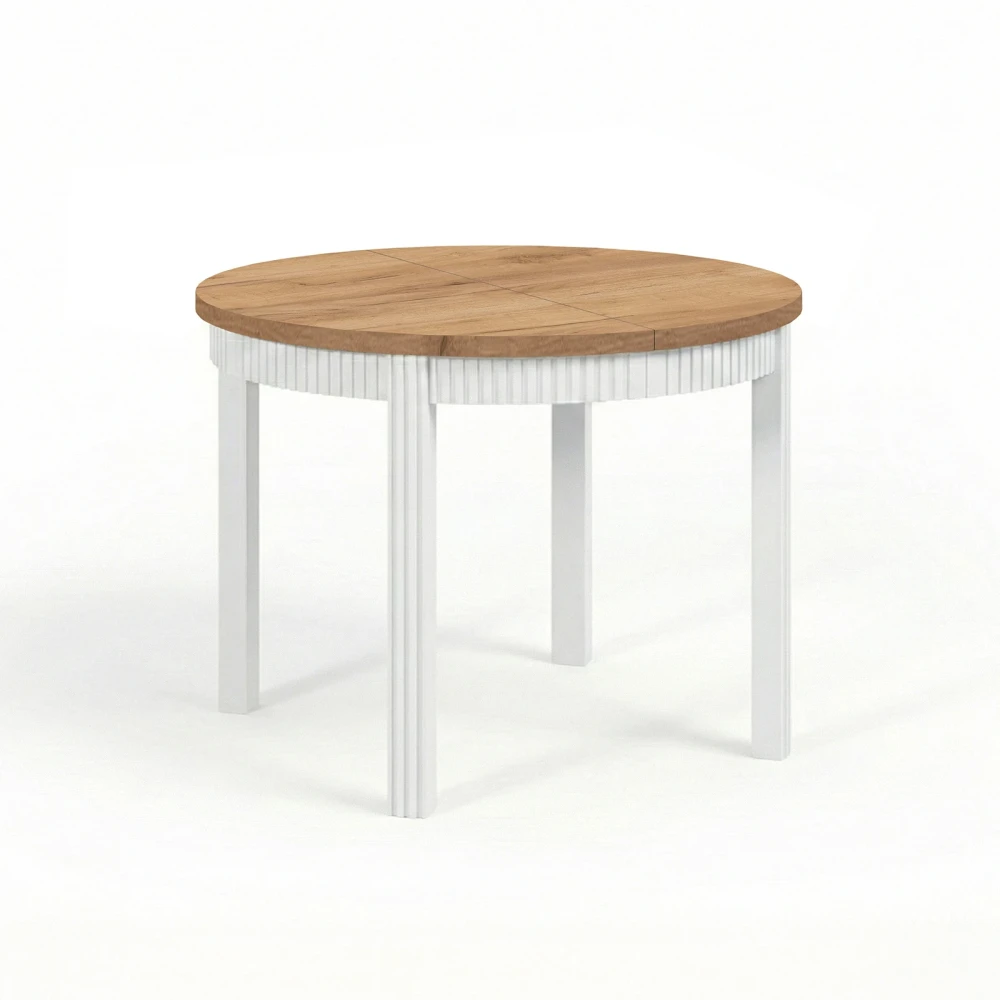 Tisch RAVO mit Kasten, geriffelt