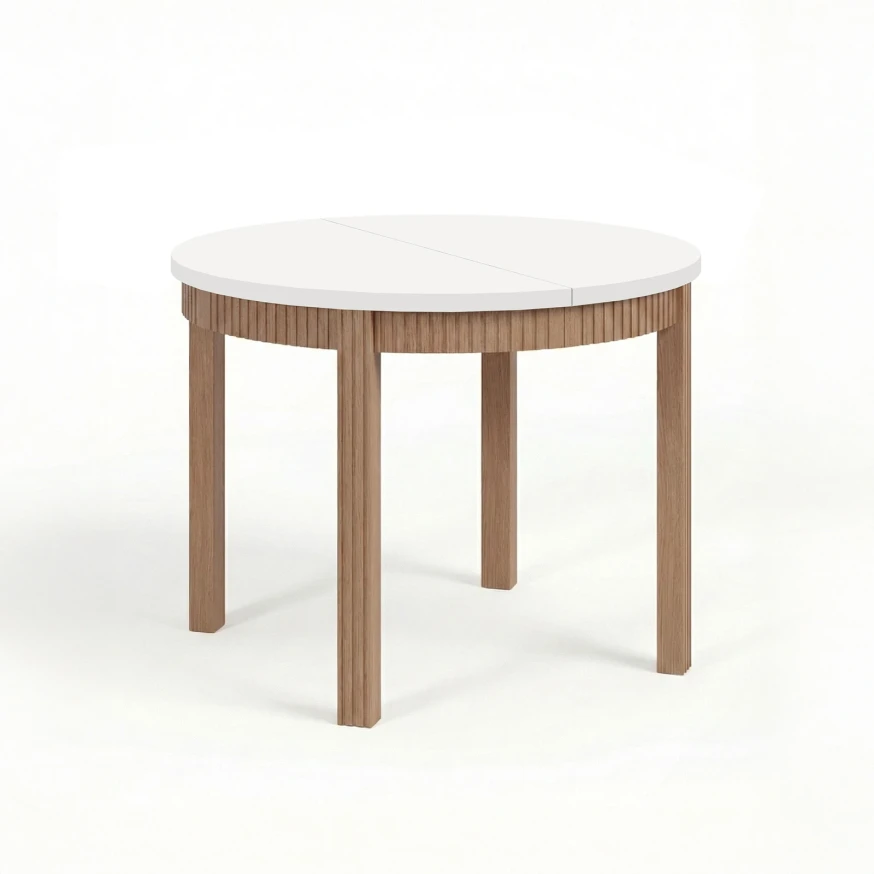 Tisch RAVO mit Kasten, geriffelt