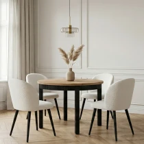 Tisch RAVO mit Kasten, geriffelt