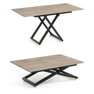 Couchtisch ARIAA, höhenverstellbar, ausziehbar
