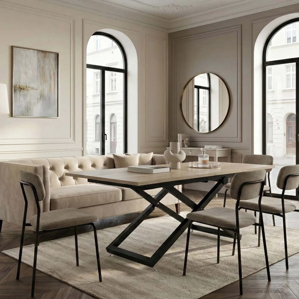 Couchtisch ARIAA, höhenverstellbar, ausziehbar