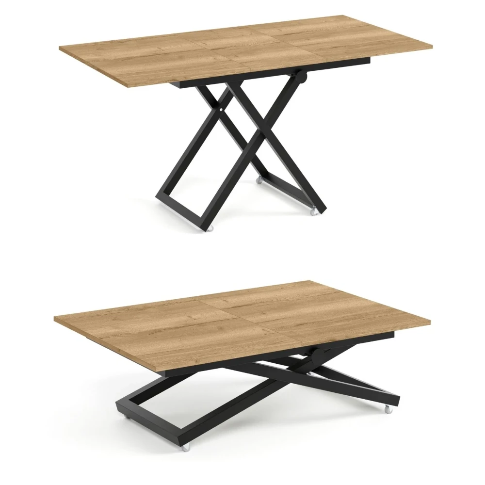 Couchtisch ARIAA, höhenverstellbar, ausziehbar