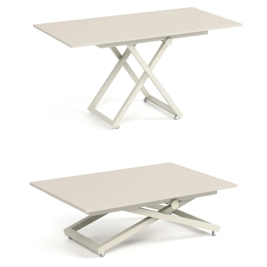 Couchtisch ARIAA, höhenverstellbar, ausziehbar