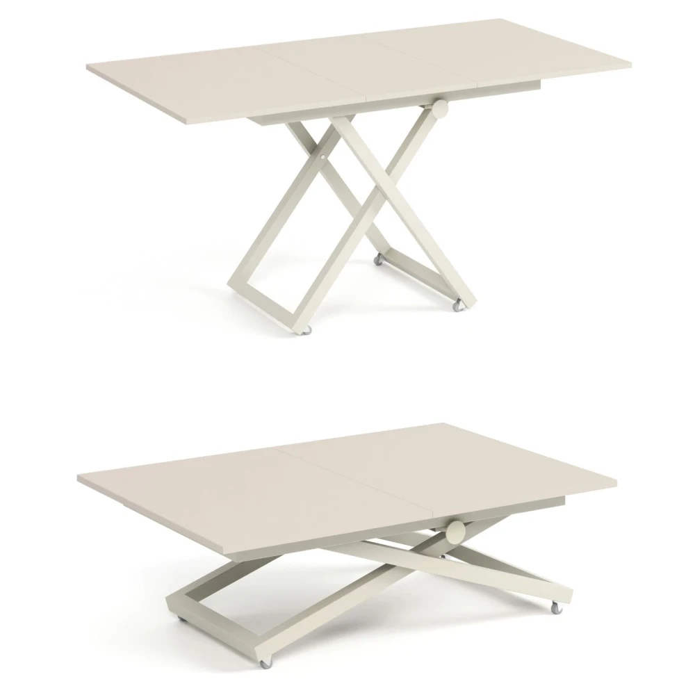 Couchtisch ARIAA, höhenverstellbar, ausziehbar