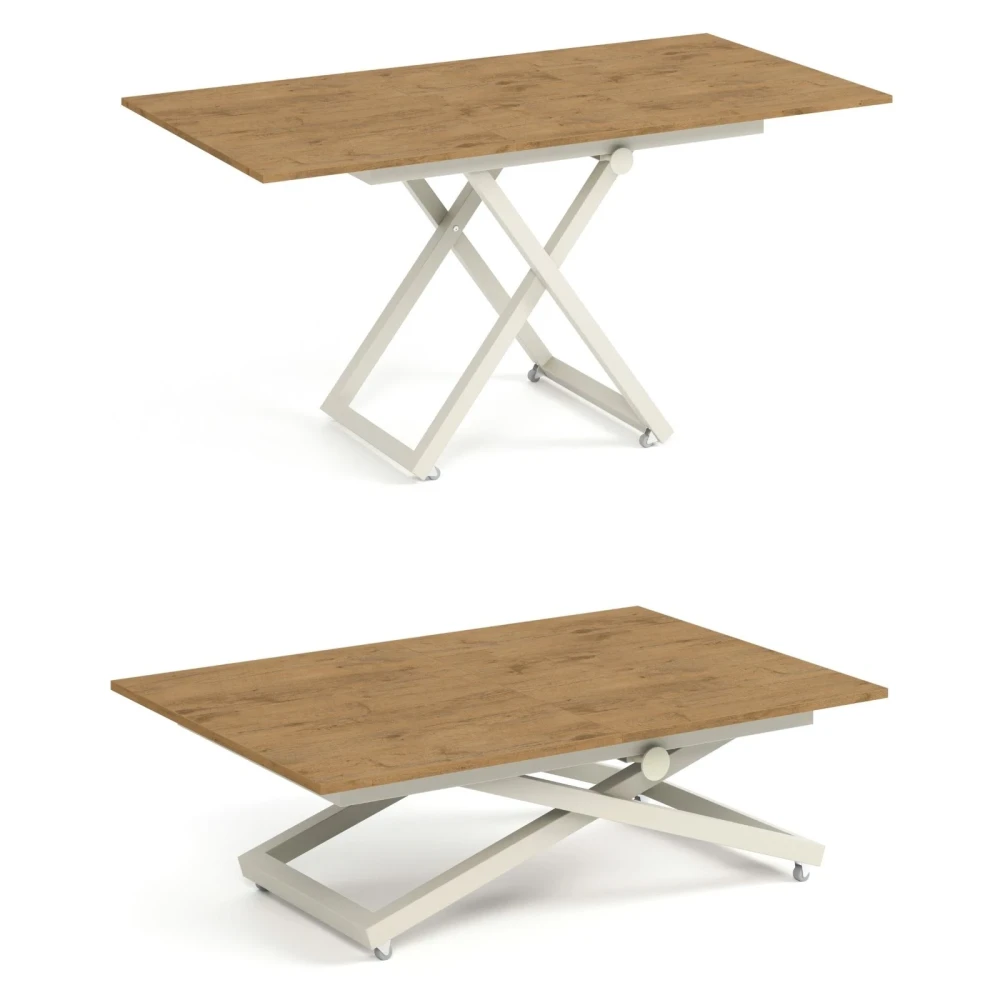 Couchtisch ARIAA, höhenverstellbar, ausziehbar