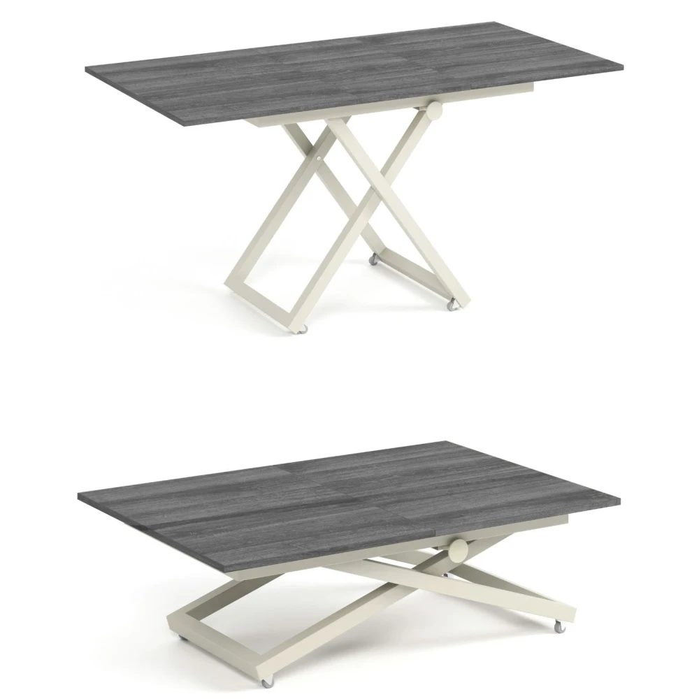 Couchtisch ARIAA, höhenverstellbar, ausziehbar