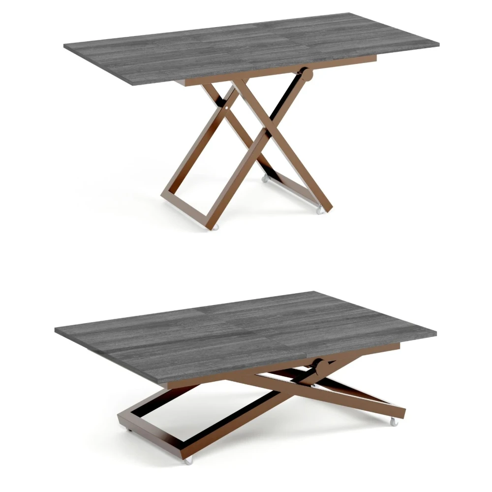 Couchtisch ARIAA, höhenverstellbar, ausziehbar