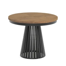 Esstisch rund Säulenfuß ausziehbar günstig kaufen - Dekori Möbel