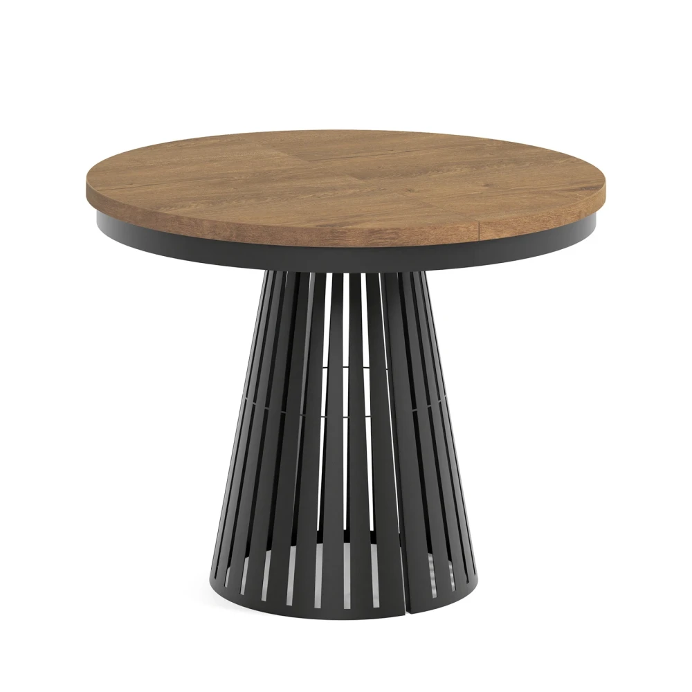 Esstisch rund Säulenfuß ausziehbar günstig kaufen - Dekori Möbel