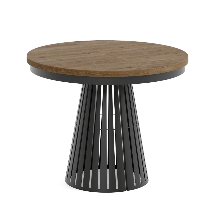 Esstisch rund Säulenfuß ausziehbar günstig kaufen - Dekori Möbel